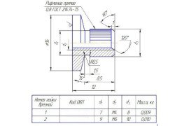 Гайка врезная ГОСТ 16561-76